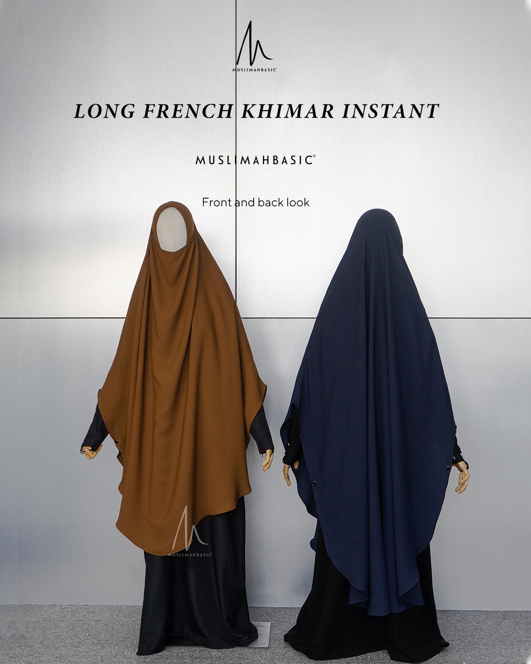 PO - French Khimar Instant Long Ghazala