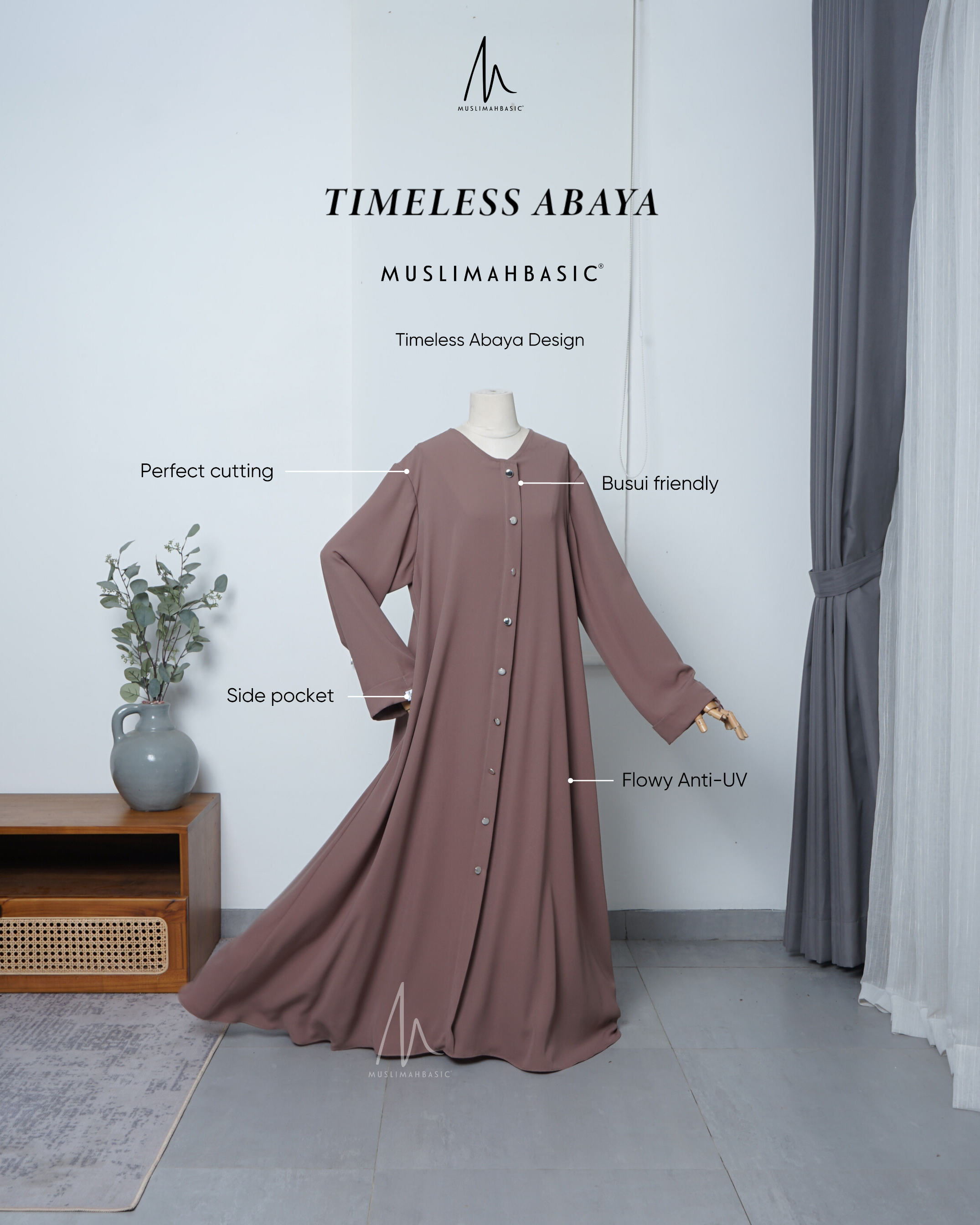 Abaya Timeless Zura Anti UV