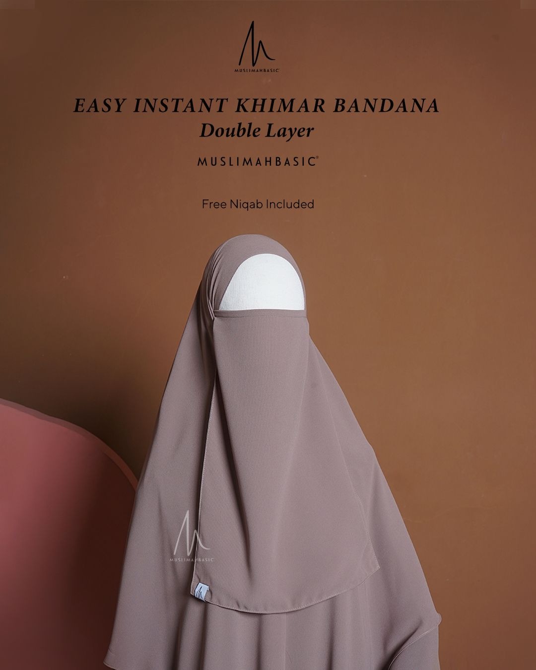 PO - Easy Instant Khimar Bandana Double Layer