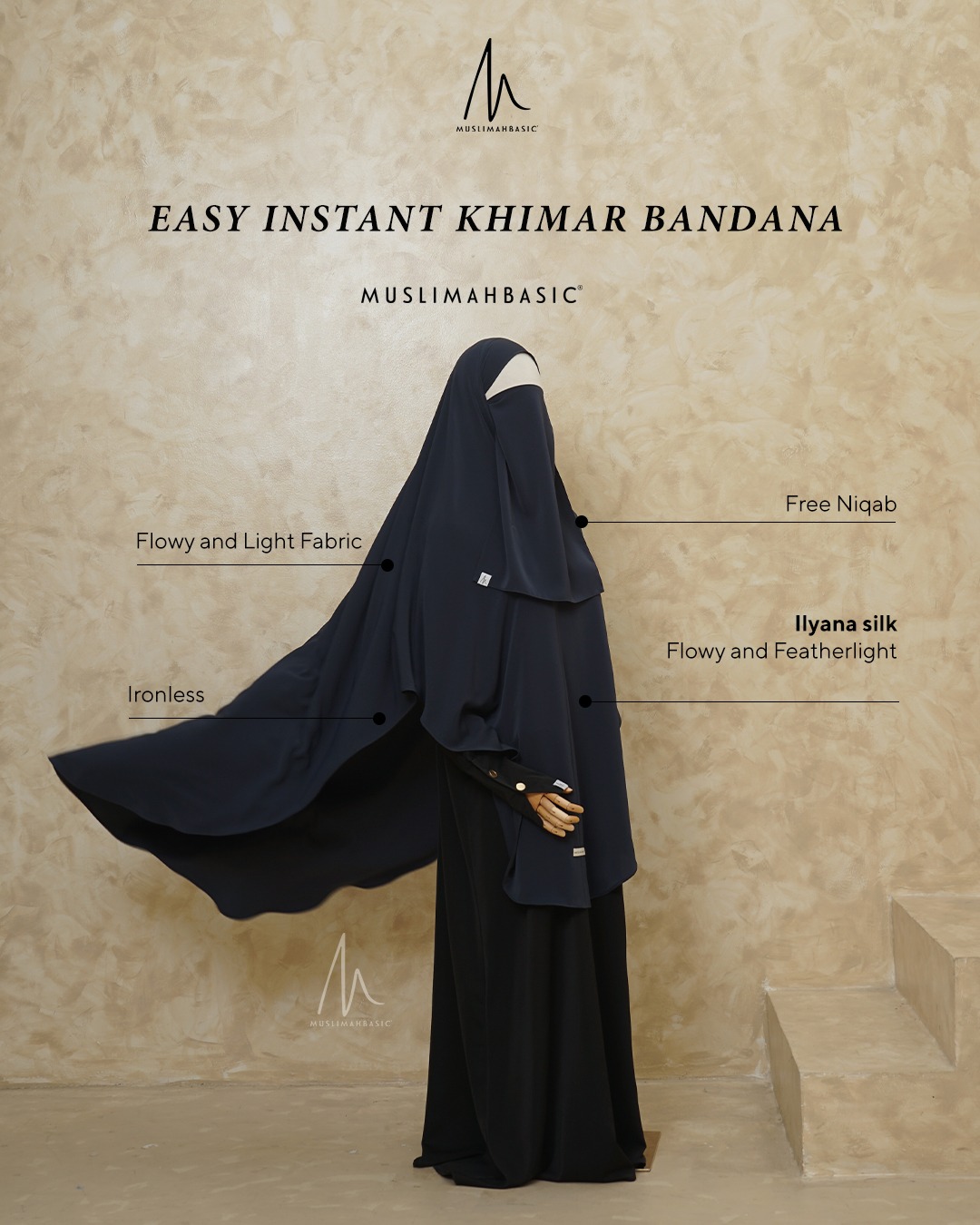 Easy Instan Khimar Bandana