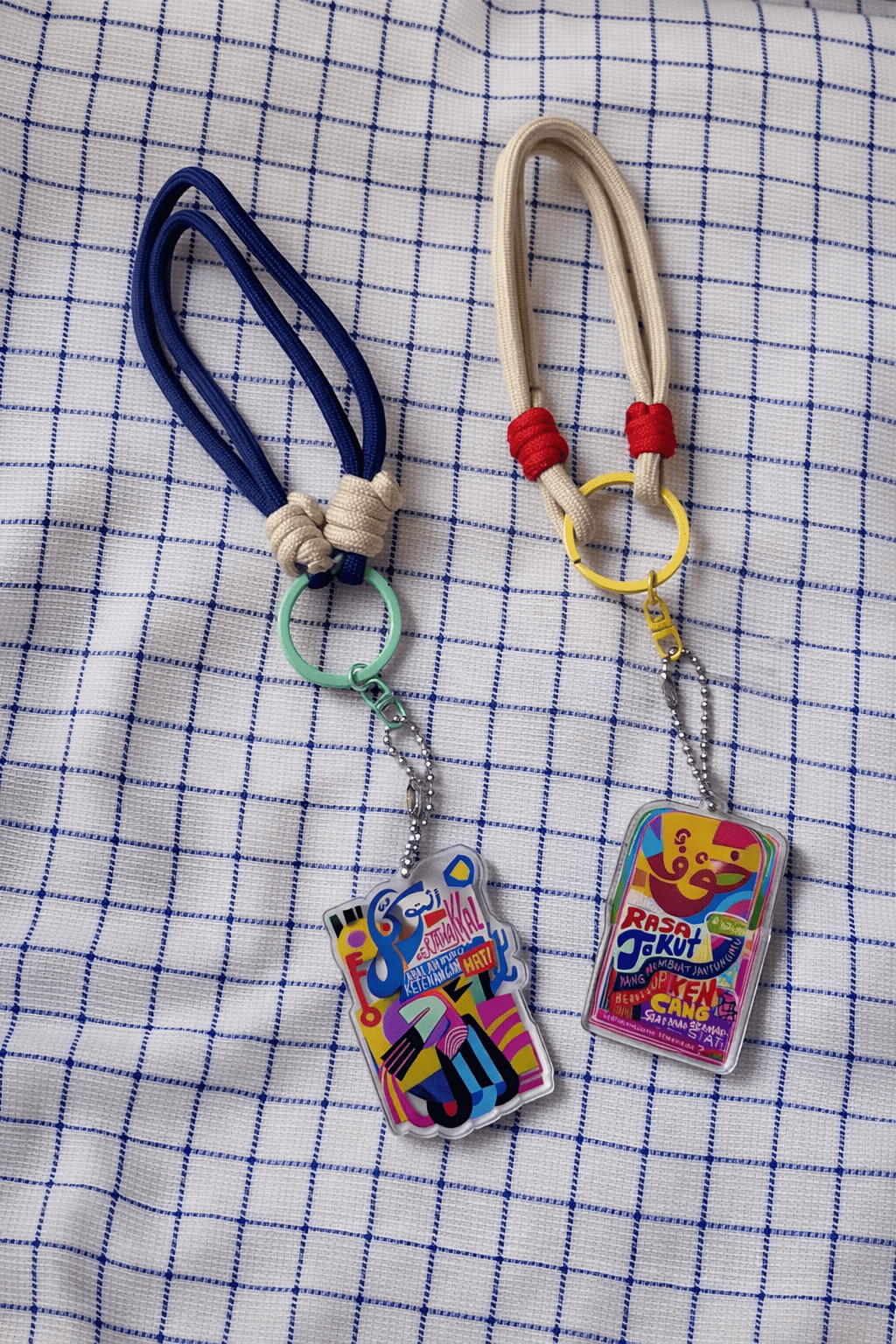 MUSLIMAH BASIC - JOYFUL FAITH REMINDER (Bag Charm, Key chain, Strap Hp, gantungan kunci islami, ganci quotes)
