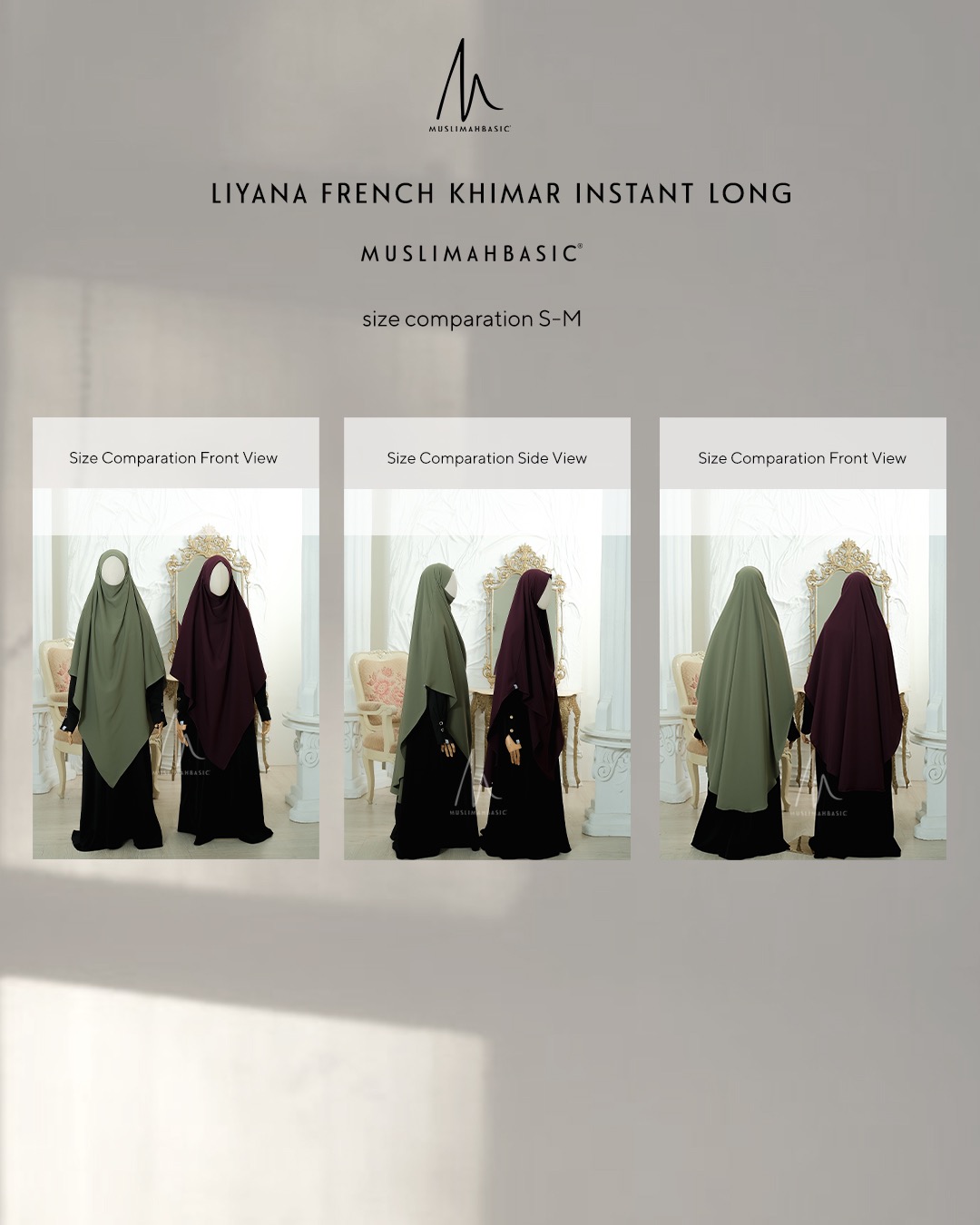 Liyana French Khimar Instant Long