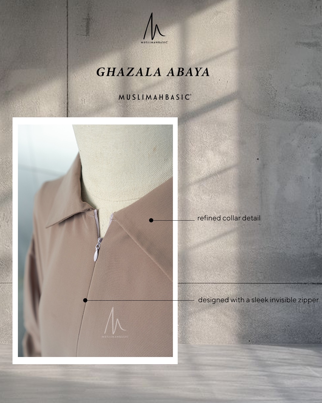 Ghazala Abaya Zura Anti UV