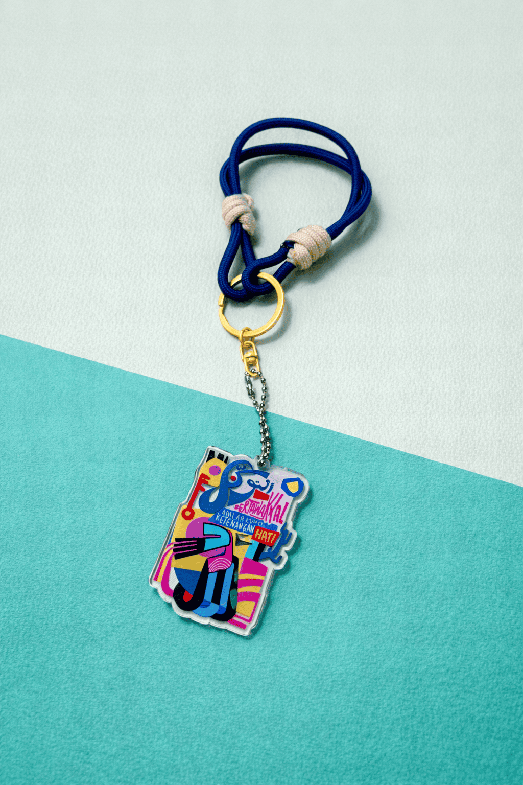 MUSLIMAH BASIC - JOYFUL FAITH REMINDER (Bag Charm, Key chain, Strap Hp, gantungan kunci islami, ganci quotes)