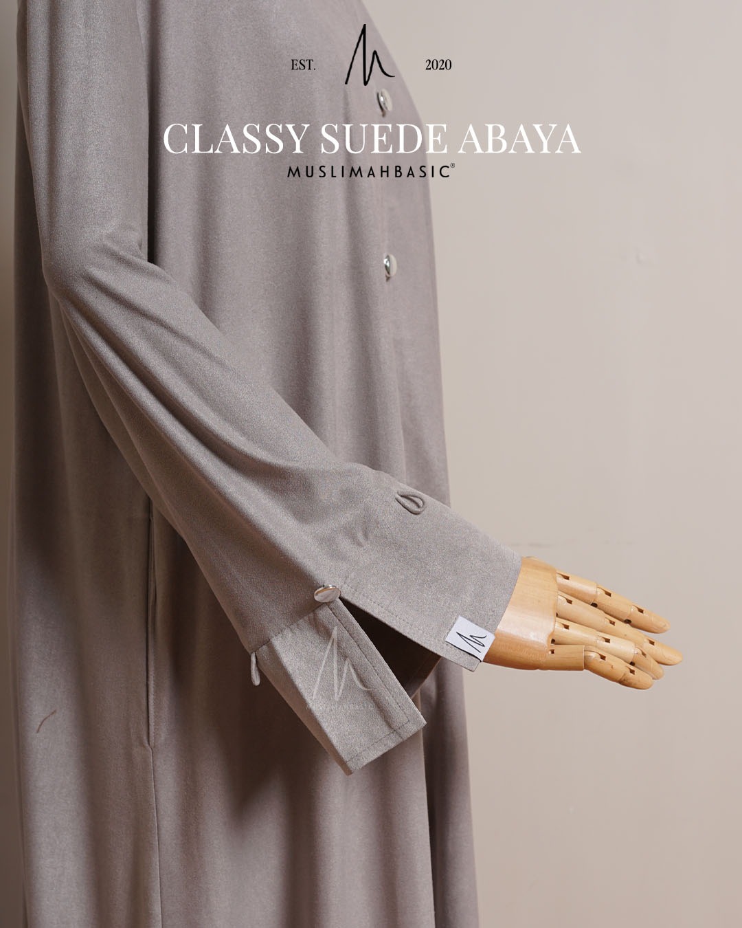 CLASSY SUEDE ABAYA