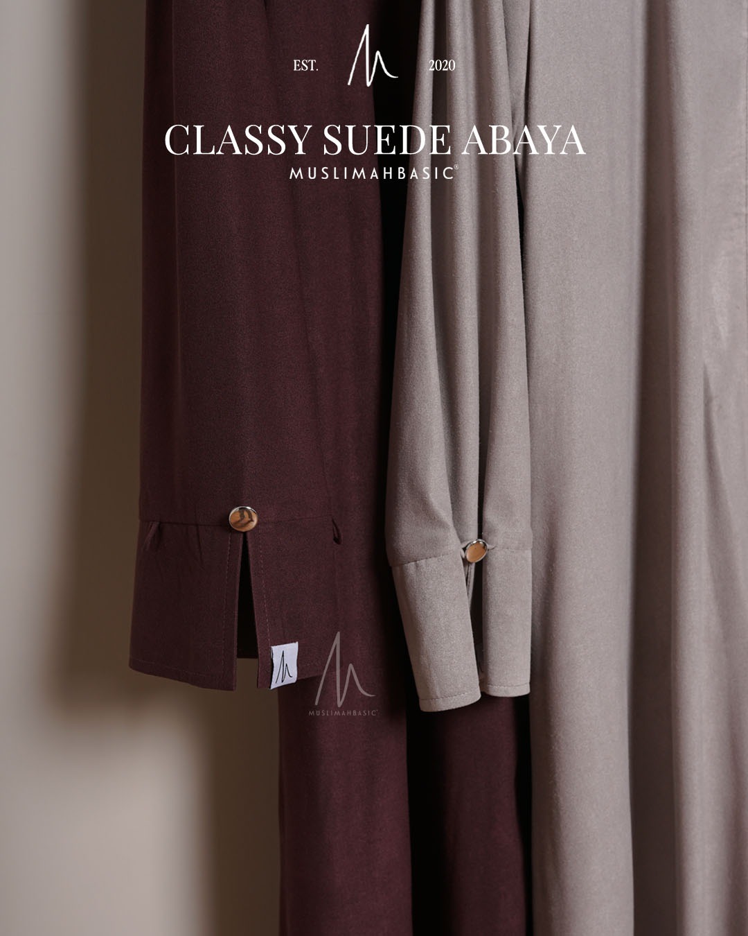 CLASSY SUEDE ABAYA