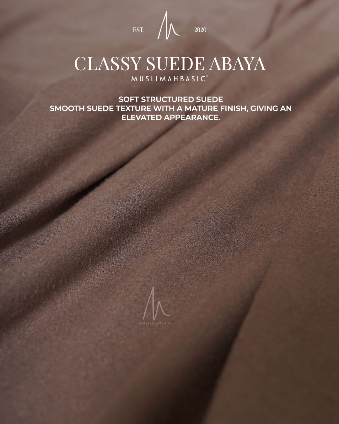 CLASSY SUEDE ABAYA