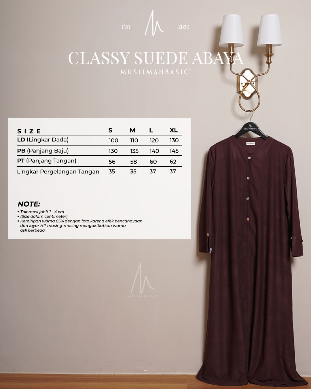 CLASSY SUEDE ABAYA