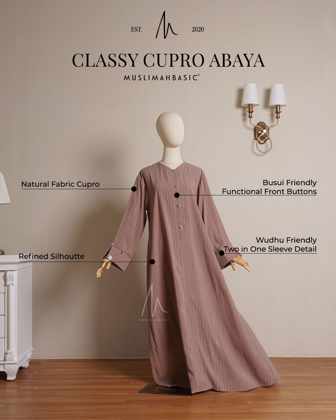 Classy Cupro Abaya