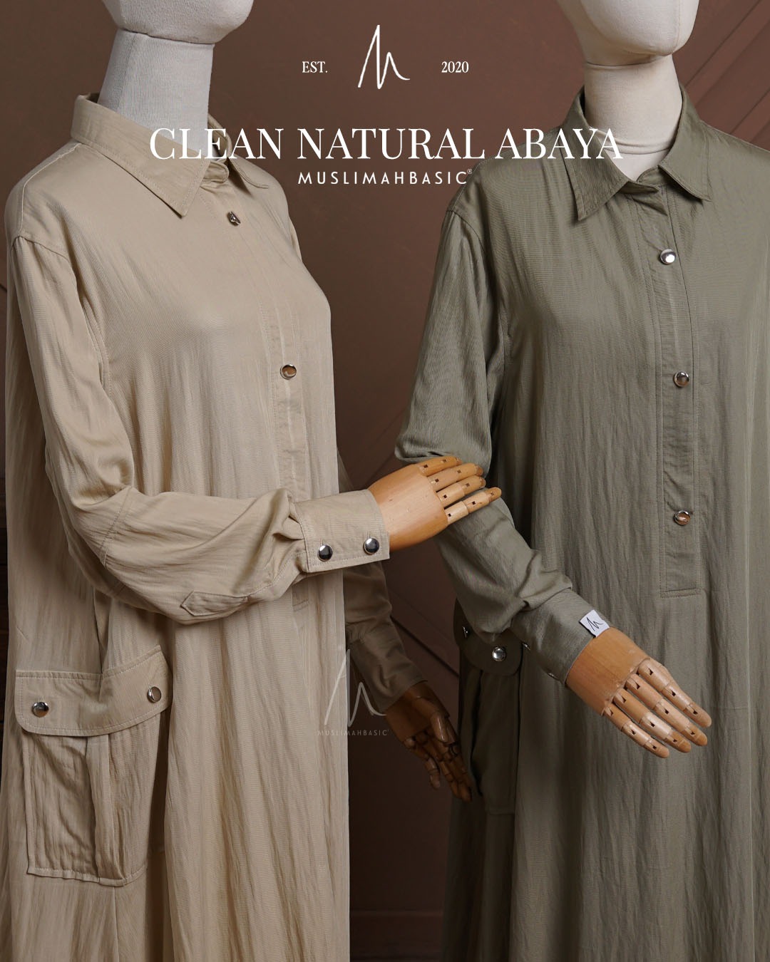 CLEAN NATURAL ABAYA