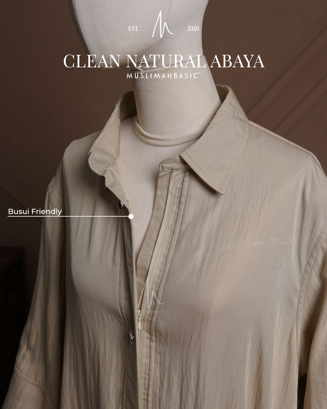 CLEAN NATURAL ABAYA