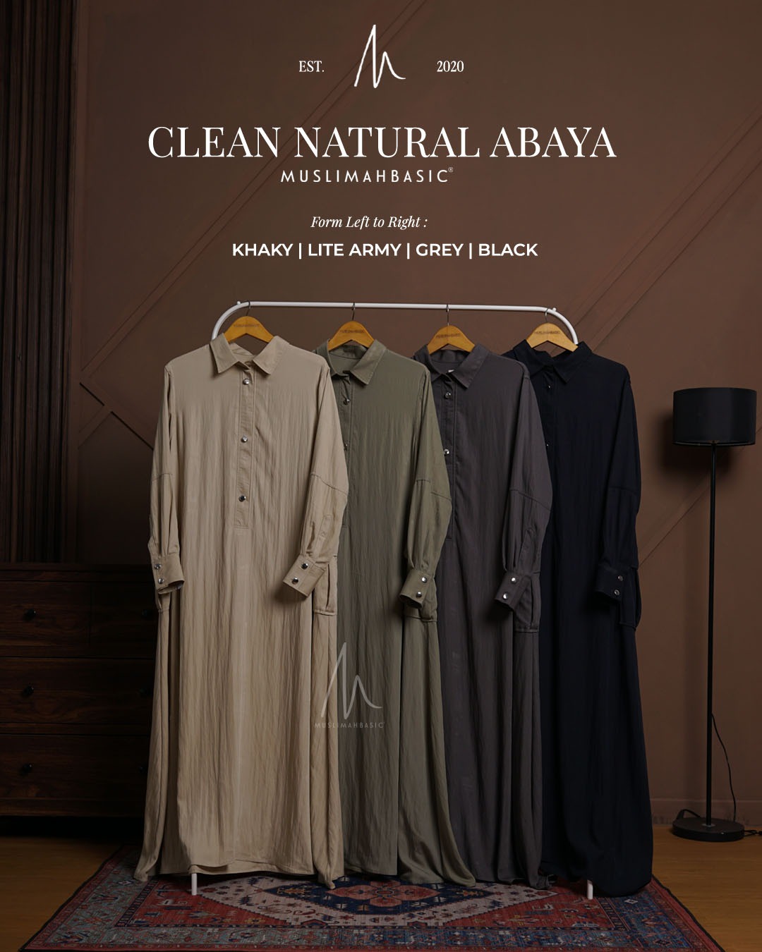 CLEAN NATURAL ABAYA