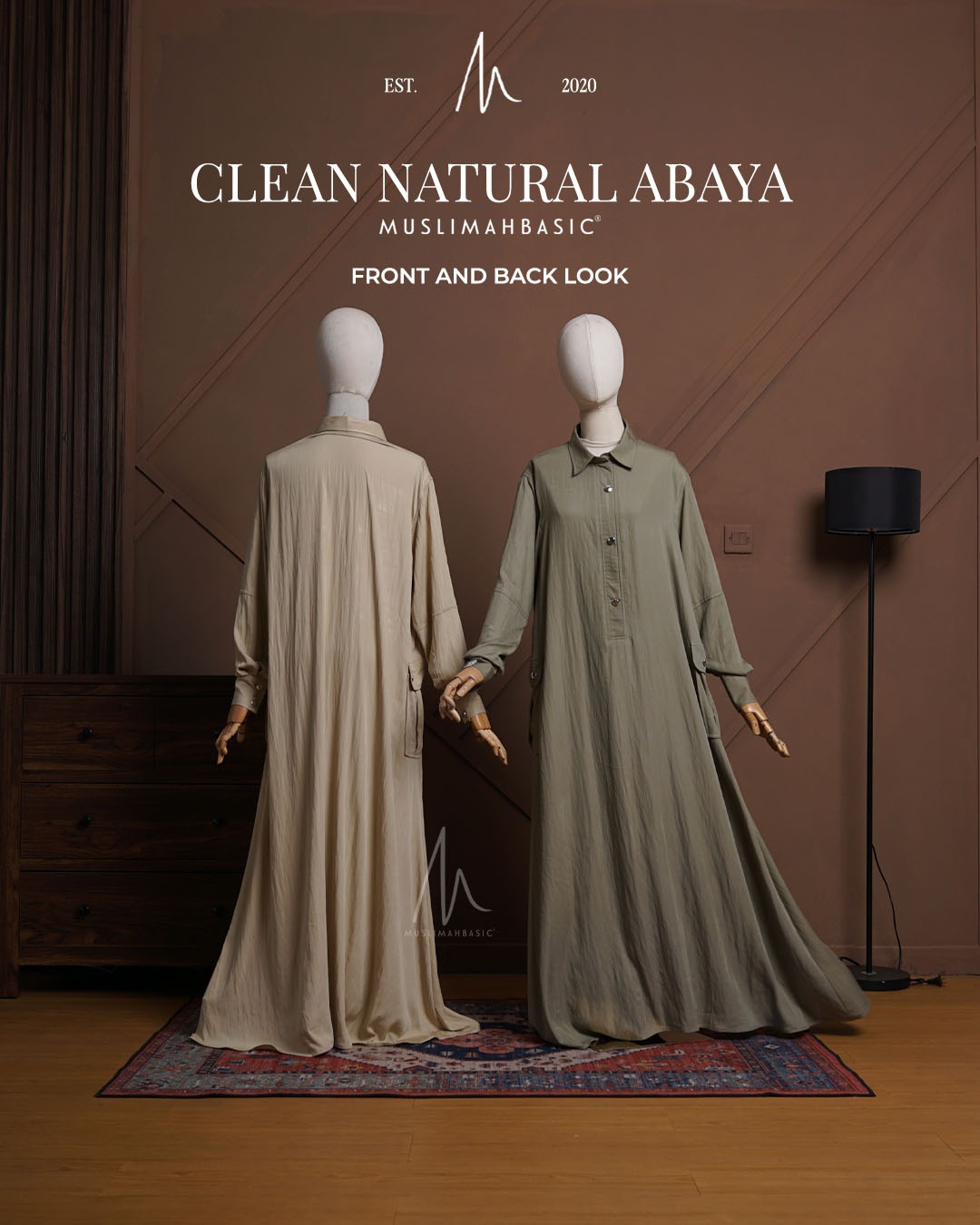 CLEAN NATURAL ABAYA