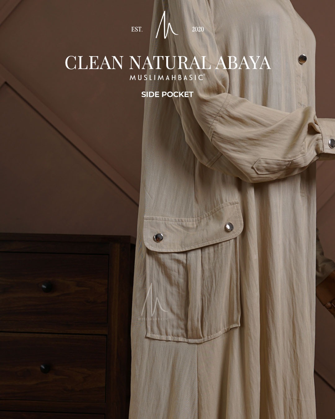 CLEAN NATURAL ABAYA
