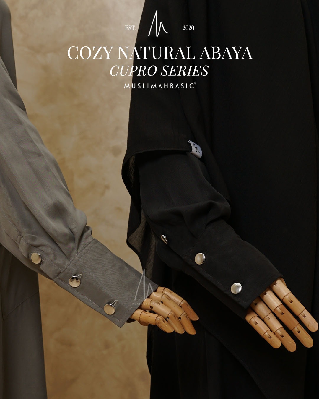  Cozy Natural Abaya Cupro Series