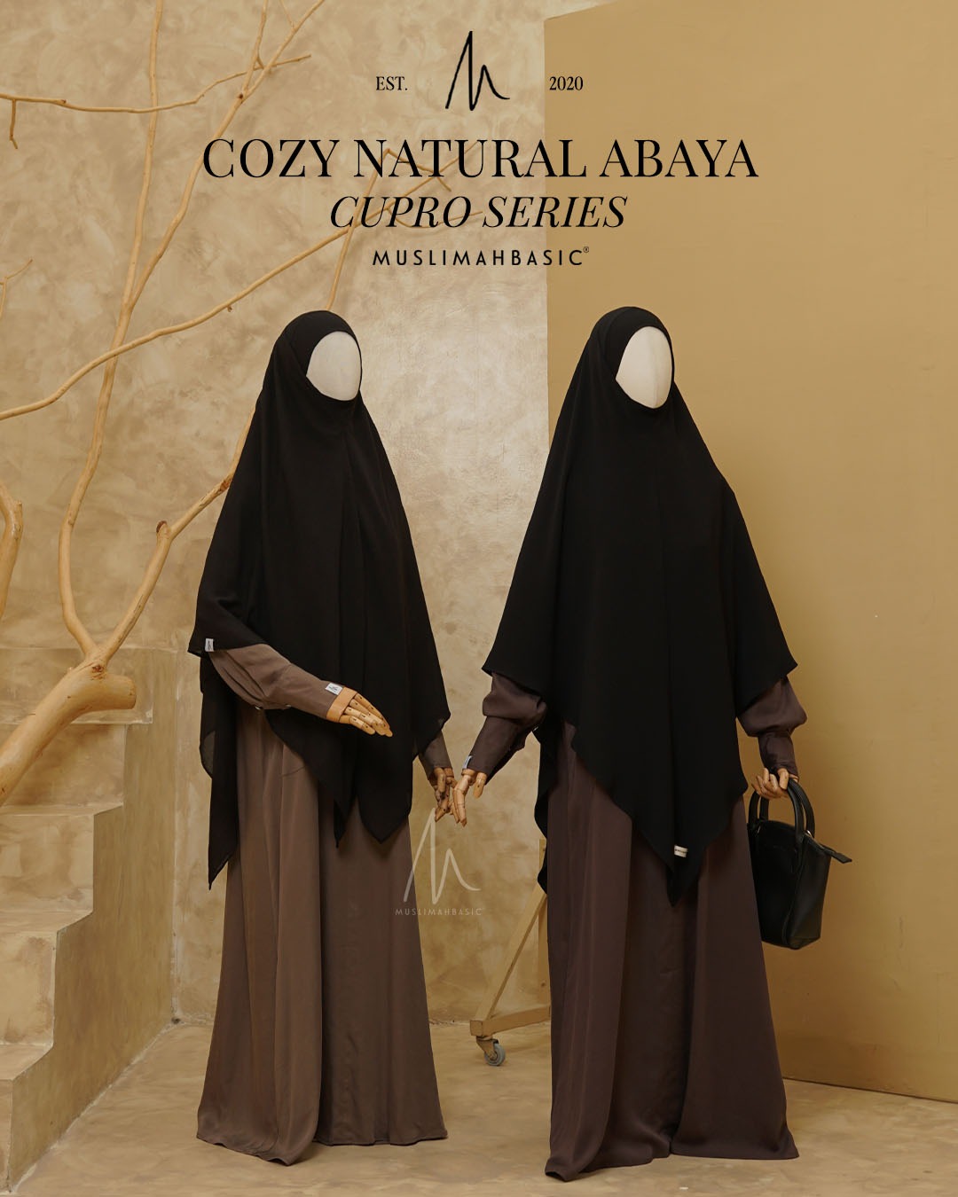  Cozy Natural Abaya Cupro Series