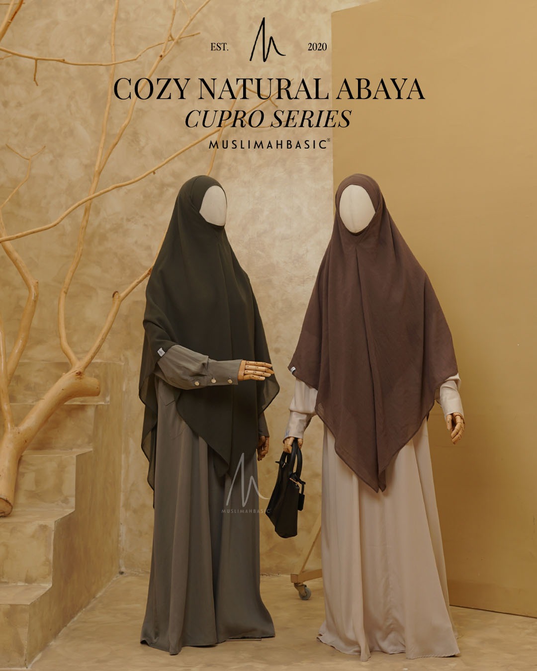 Cozy Natural Abaya Cupro Series