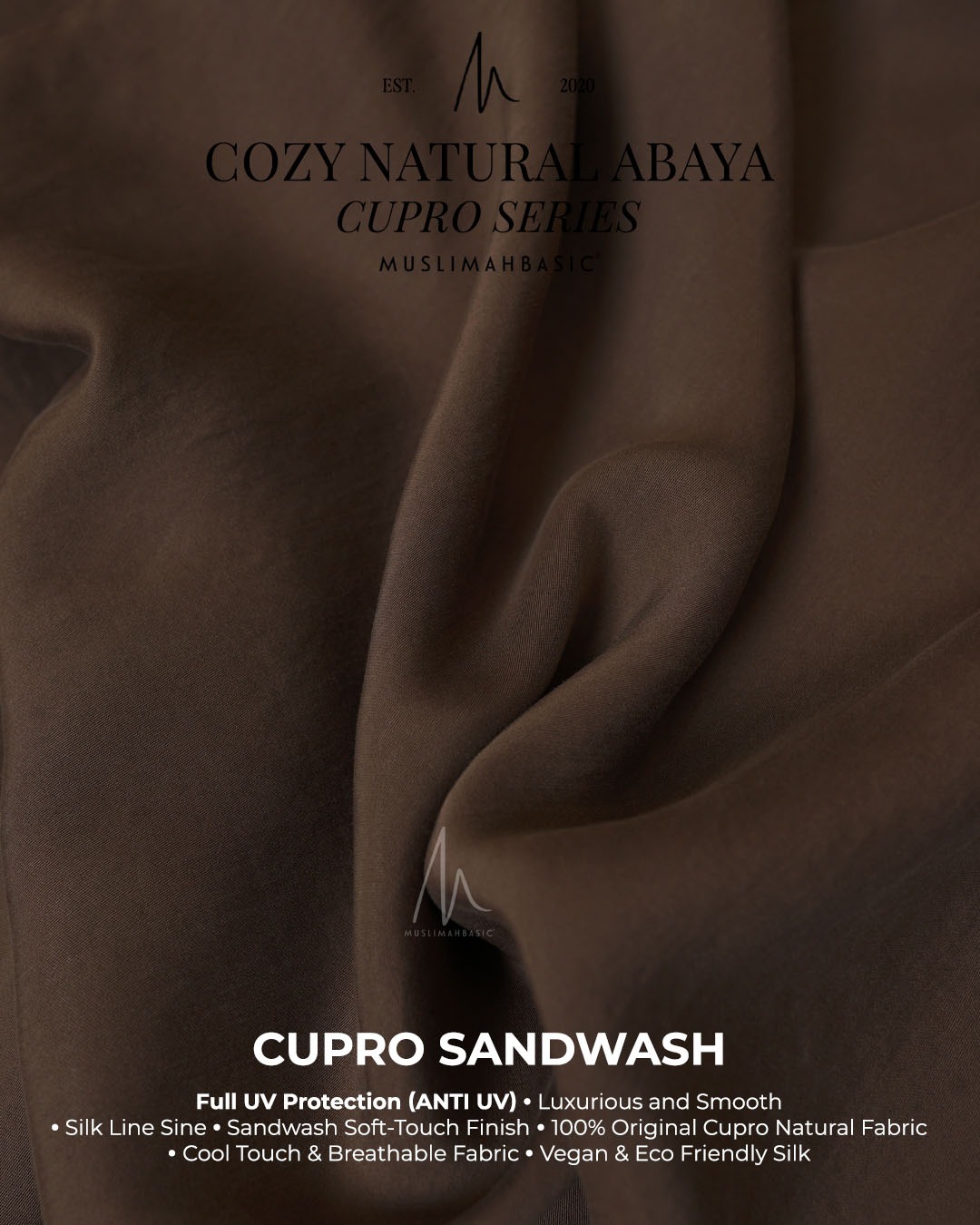  Cozy Natural Abaya Cupro Series