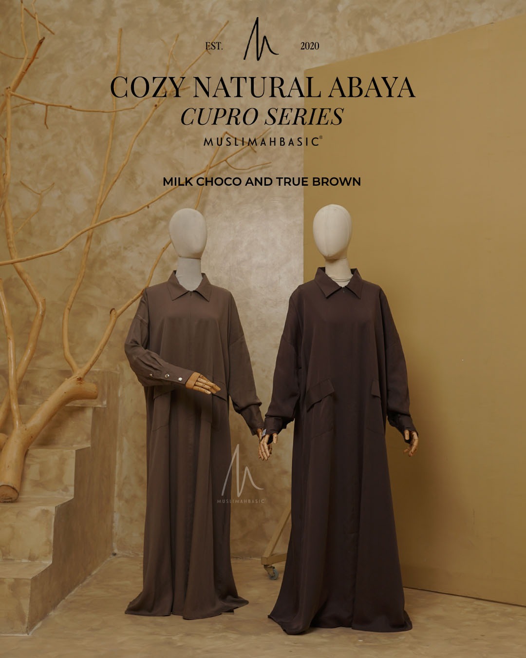  Cozy Natural Abaya Cupro Series