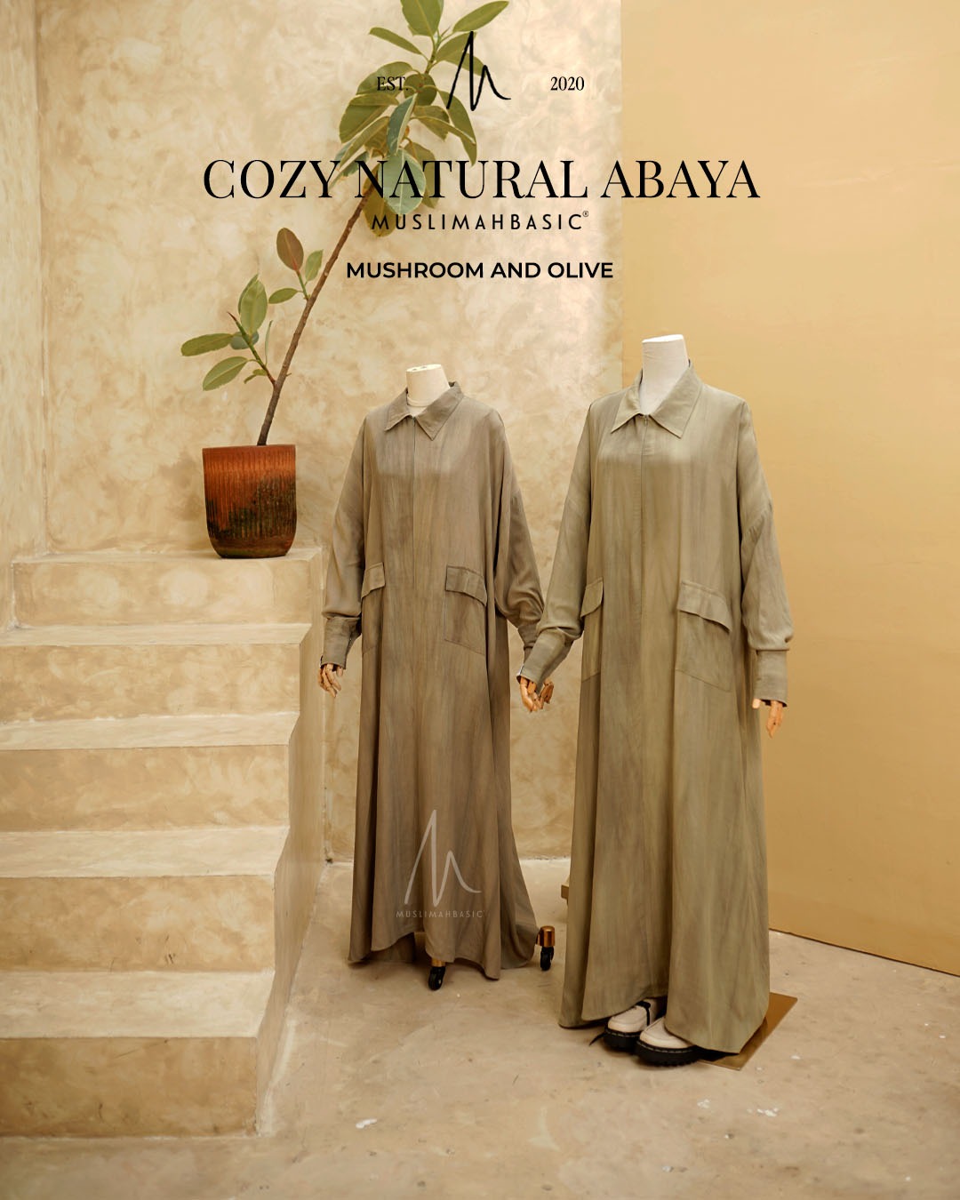 COZY NATURAL ABAYA