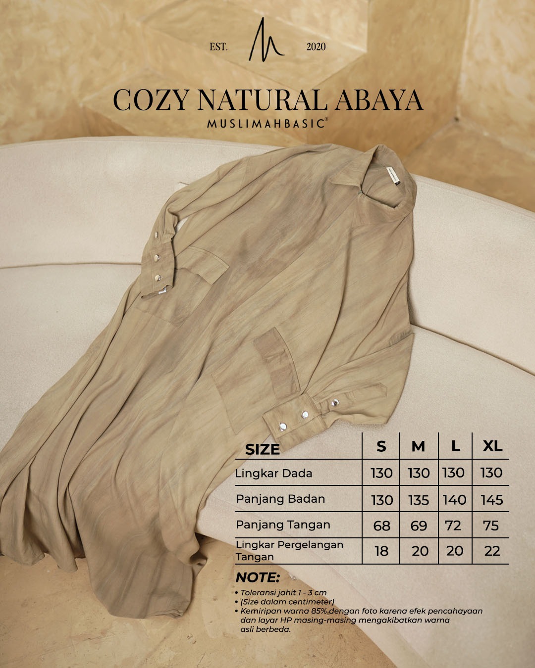 COZY NATURAL ABAYA