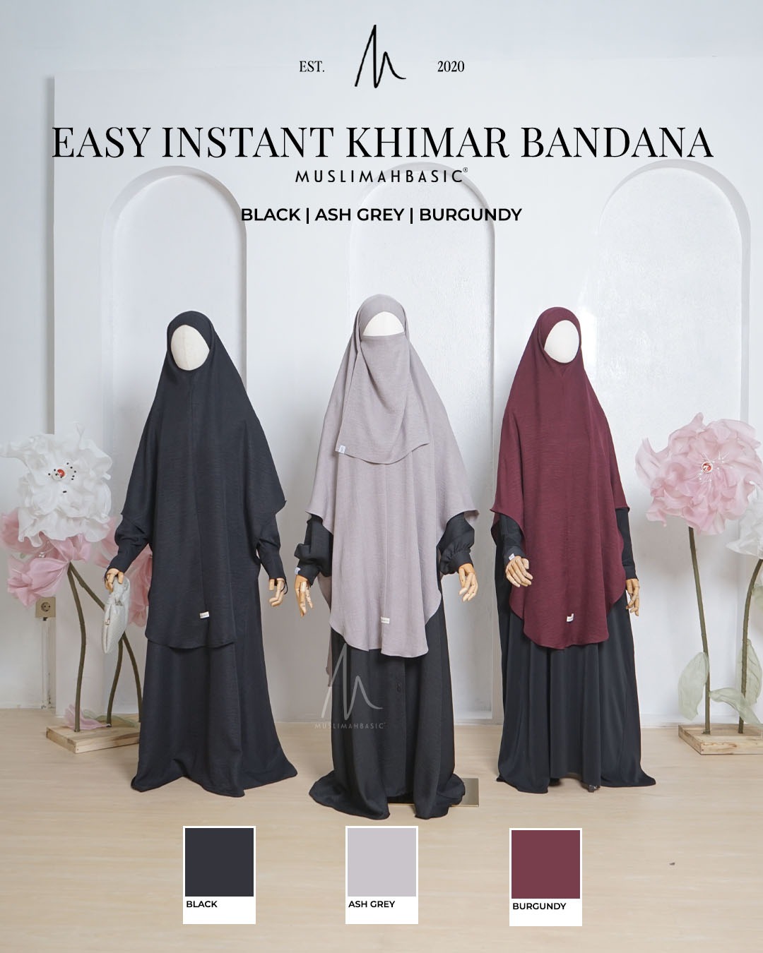 EASY INSTANT KHIMAR BANDANA