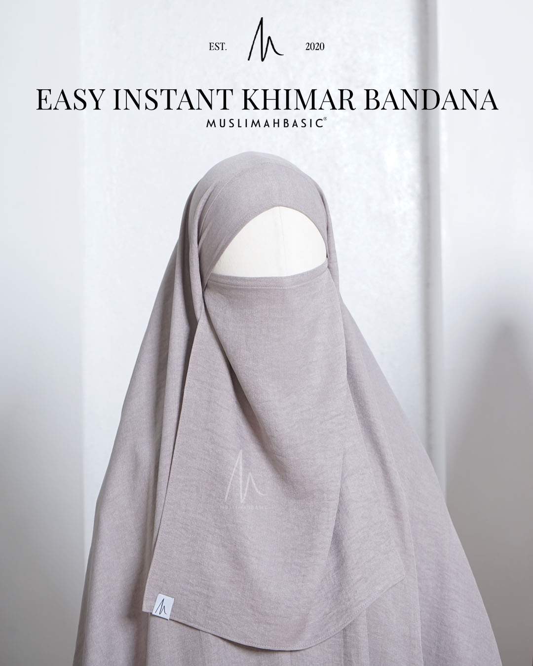 EASY INSTANT KHIMAR BANDANA