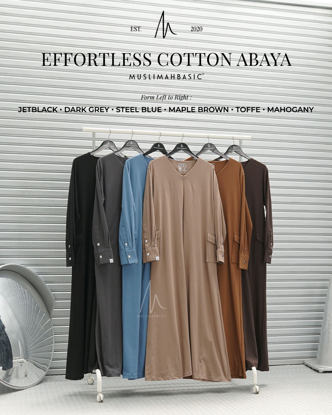 Effortless Cotton Abaya 