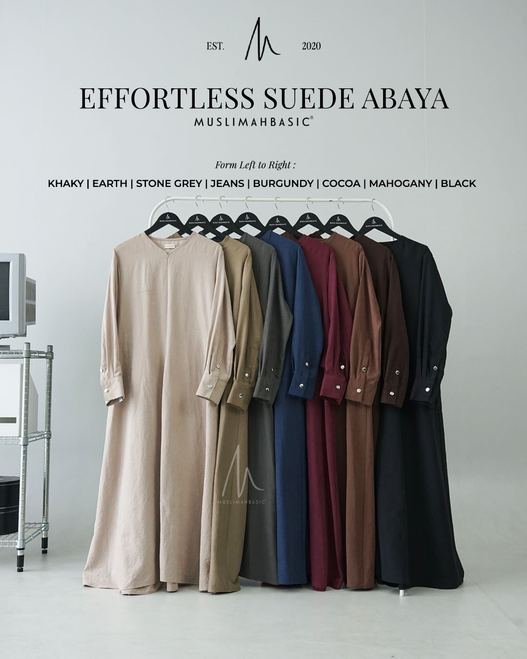 Effortless Suede Abaya 2