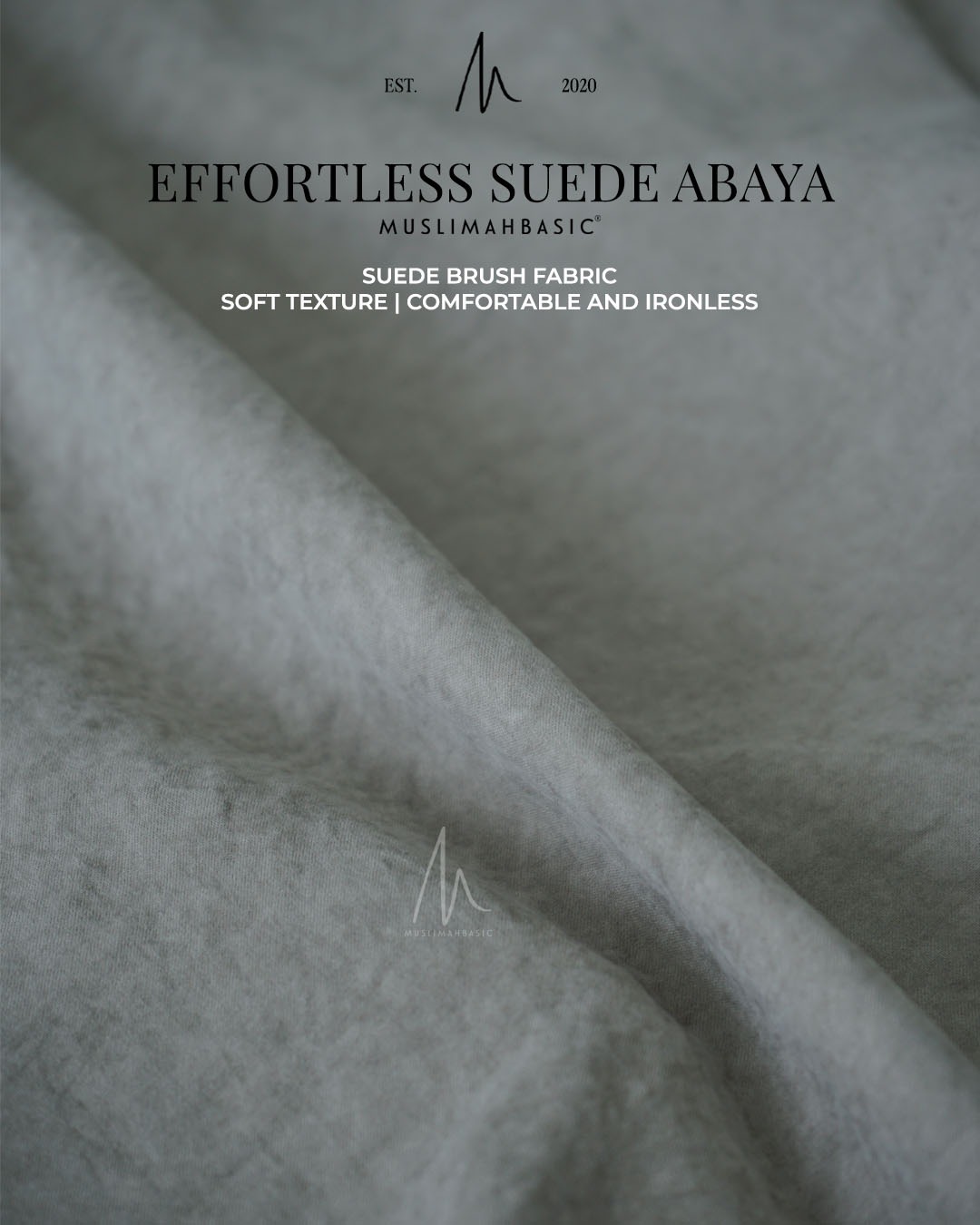 Effortless Suede Abaya 2