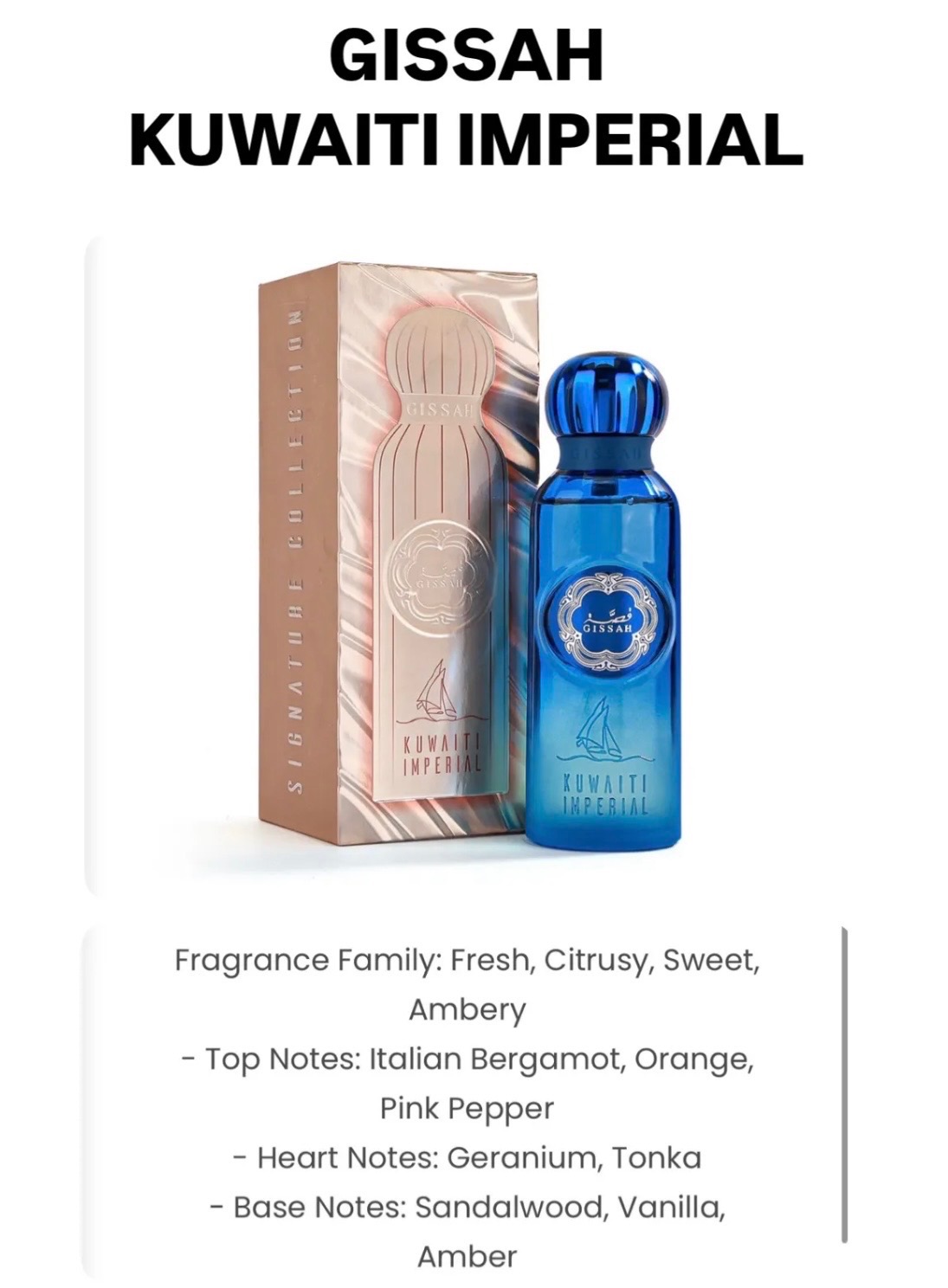 Gissah Parfume 50 ml & 200 ml ORIGINAL