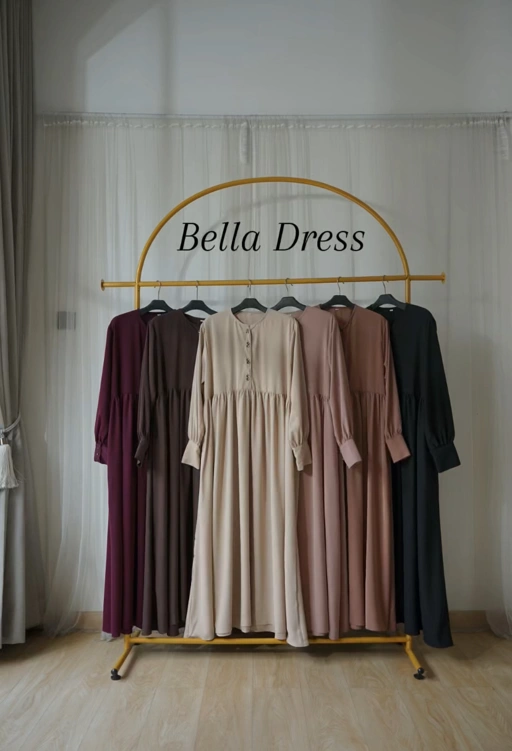 Image of Bella Dress Muslimah Warehouse