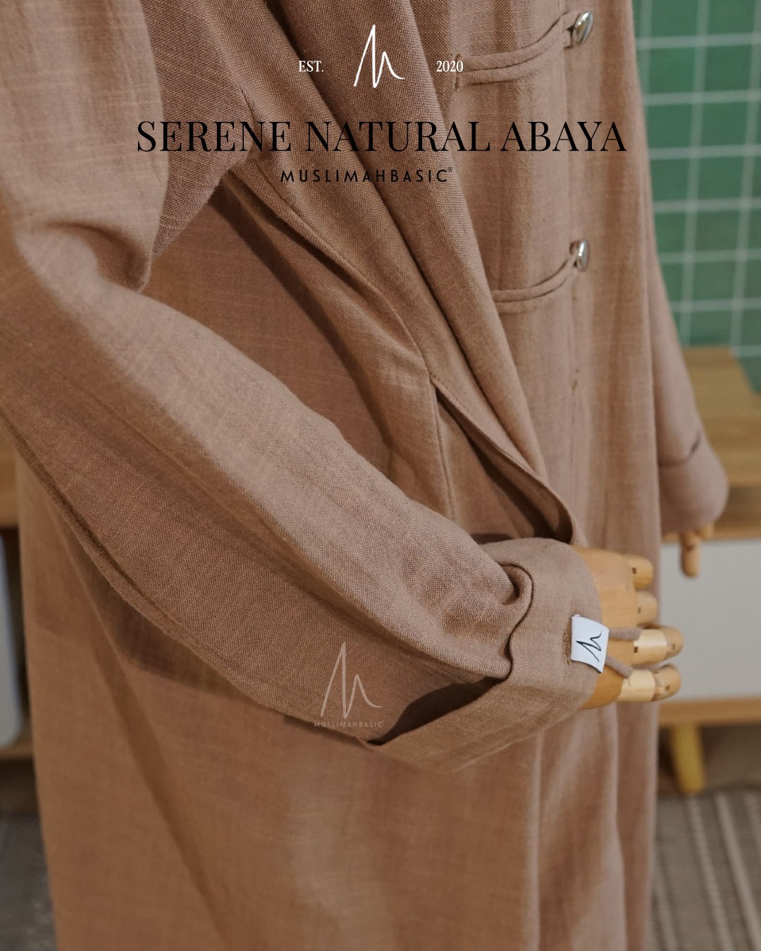 Serene Natural Abaya 2