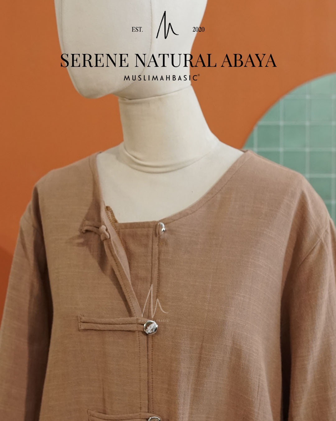 Serene Natural Abaya 2