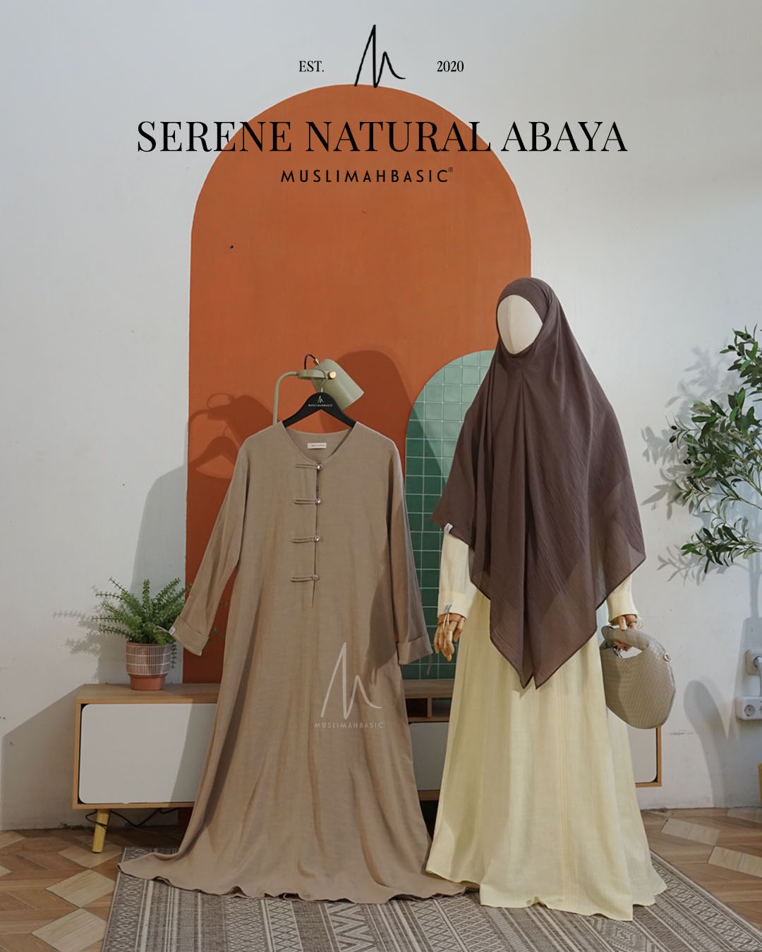 Serene Natural Abaya 2