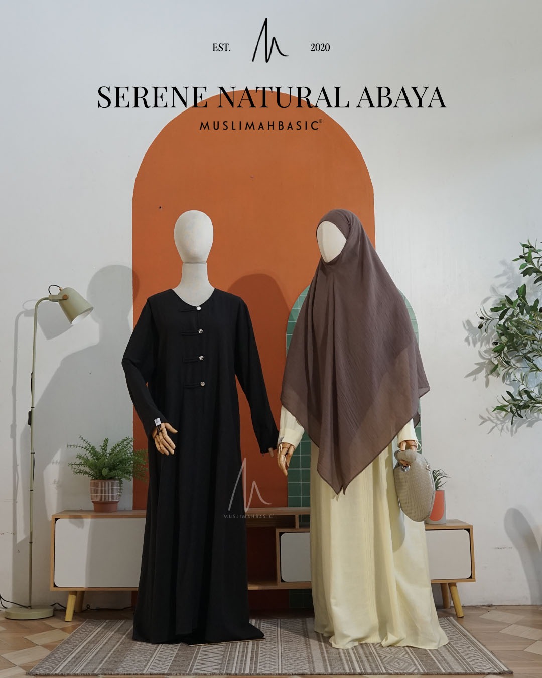 Serene Natural Abaya 2