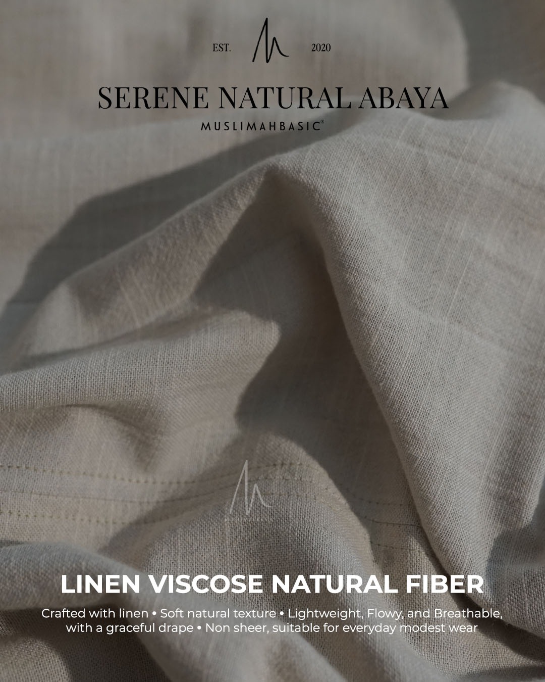 Serene Natural Abaya 2