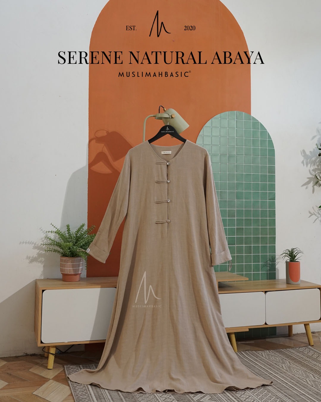 Serene Natural Abaya 2