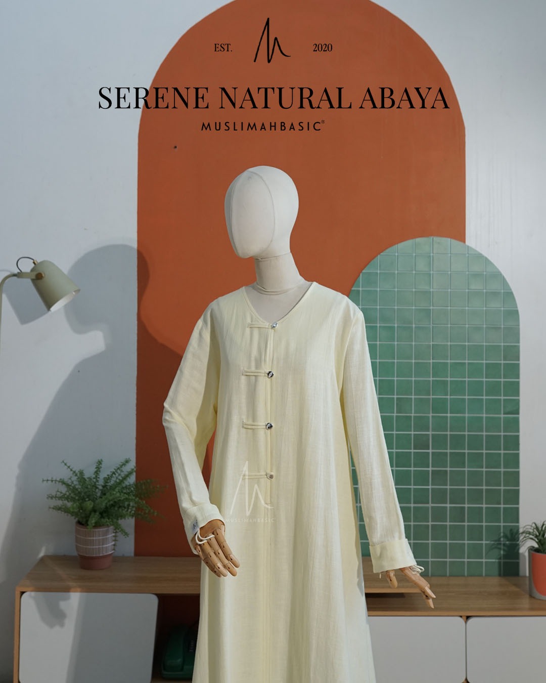 Serene Natural Abaya 2