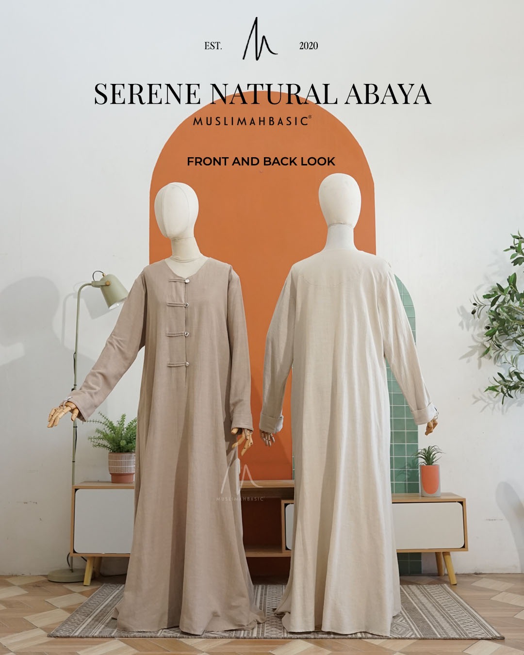 Serene Natural Abaya 2