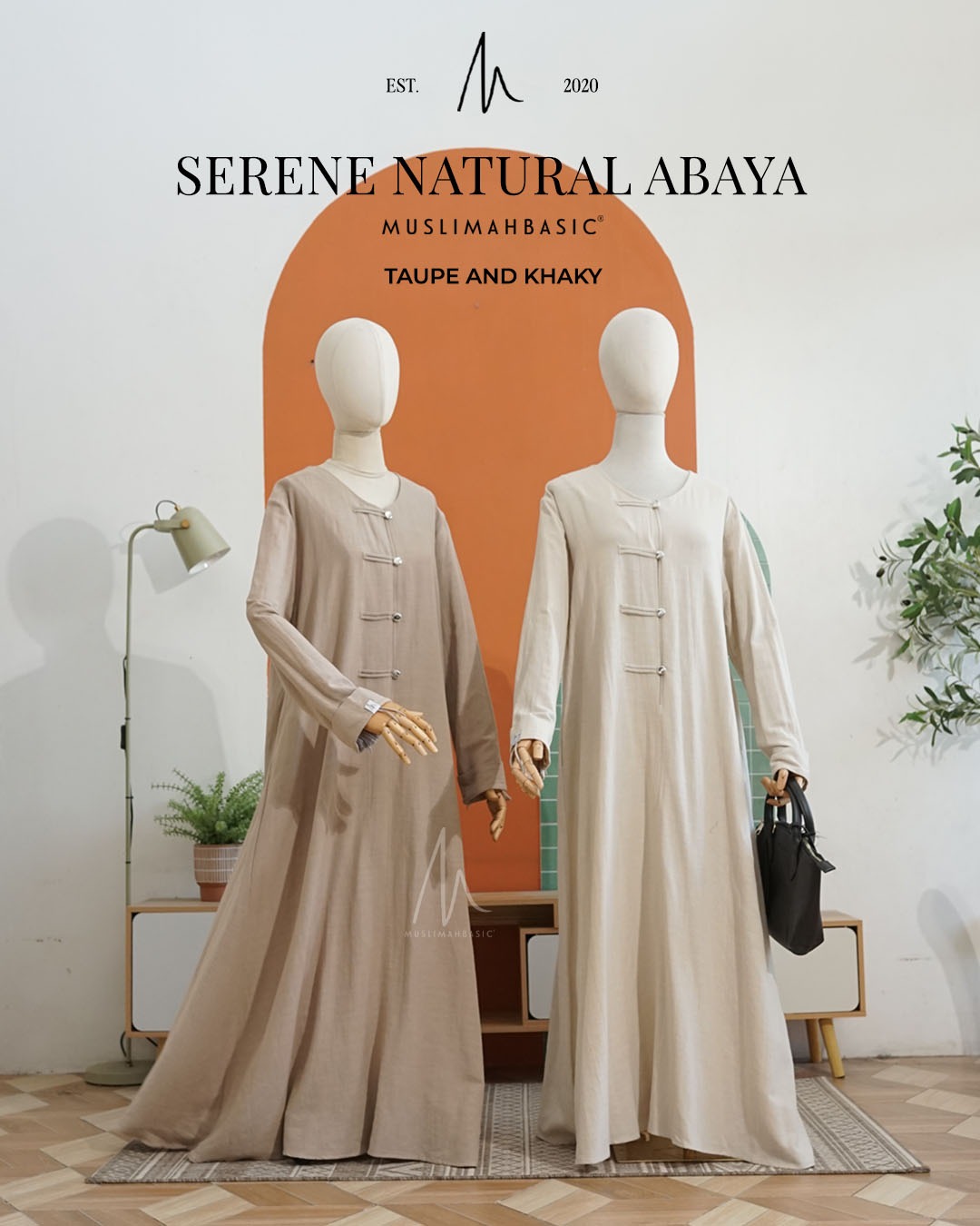 Serene Natural Abaya 2