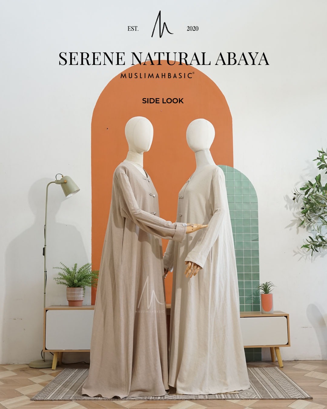 Serene Natural Abaya 2