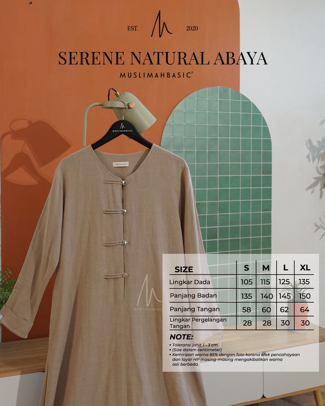 Serene Natural Abaya 2