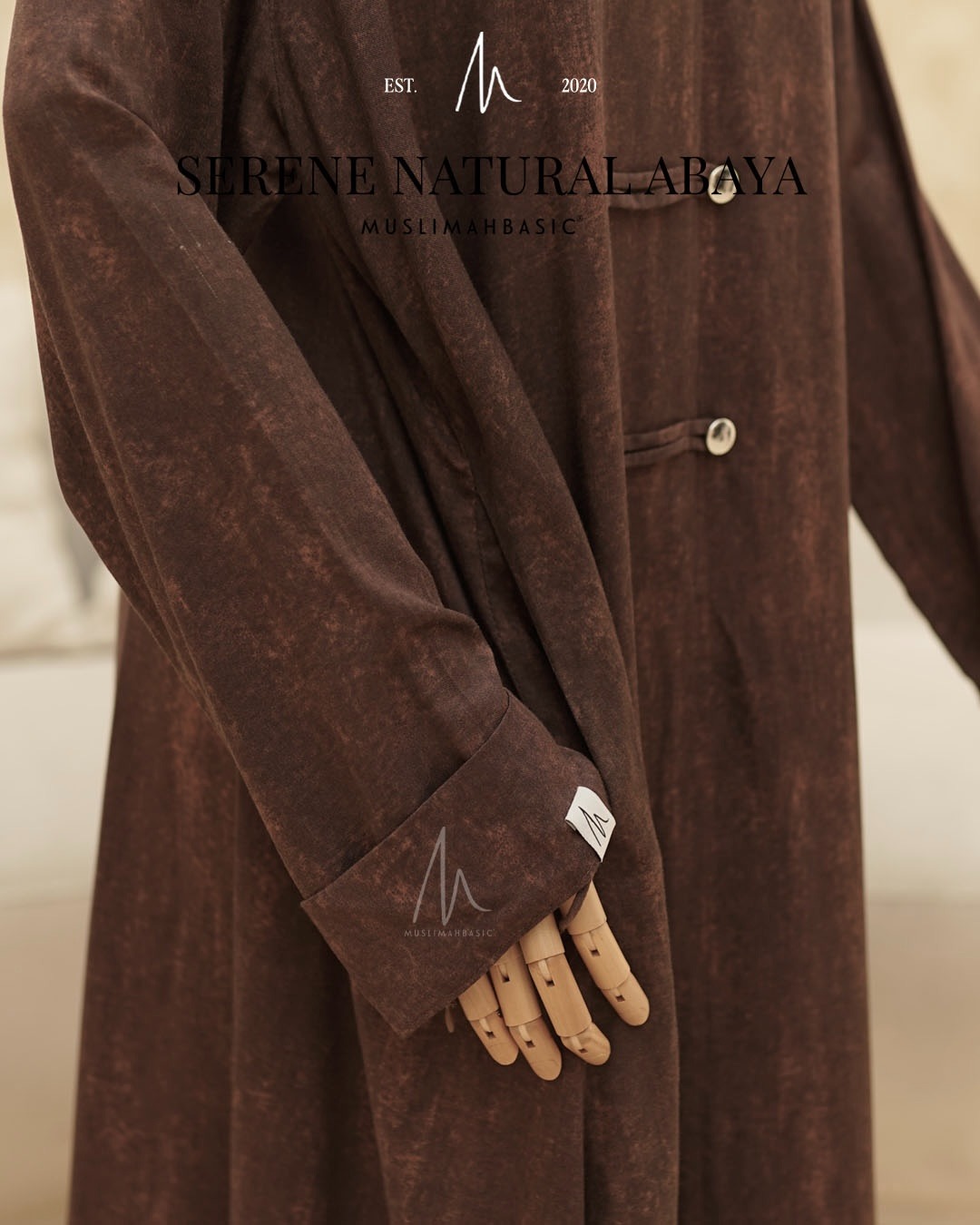 Serene Natural Abaya V3