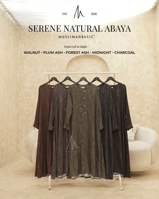 Serene Natural Abaya V3