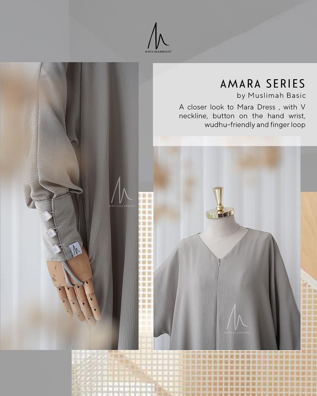 Defect Sale - Abaya Amara Premium Snowsheer