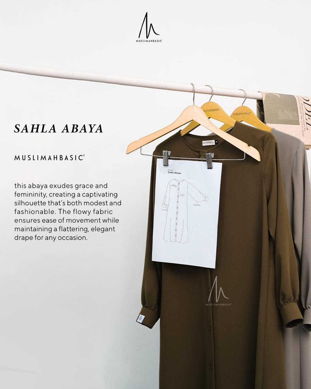 Sahla Abaya Zura Anti UV