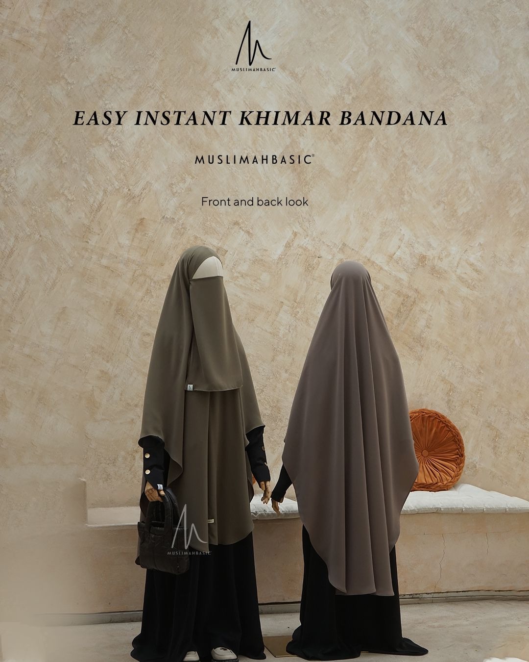 PO- EASY INSTANT KHIMAR BANDANA ANTI UV