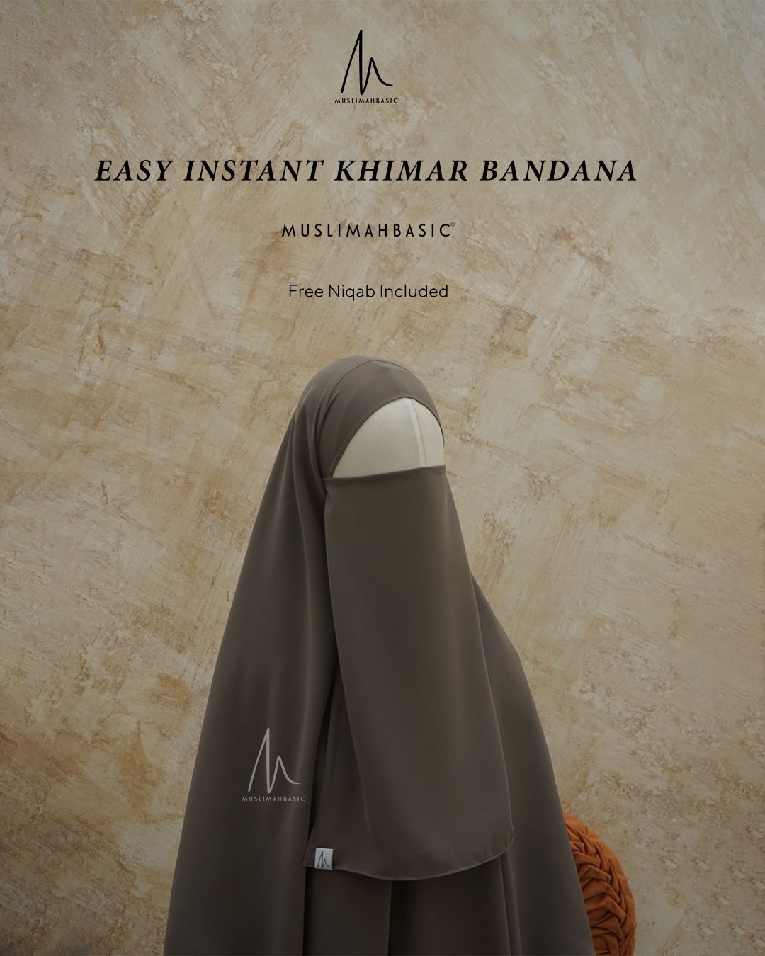 PO- EASY INSTANT KHIMAR BANDANA ANTI UV