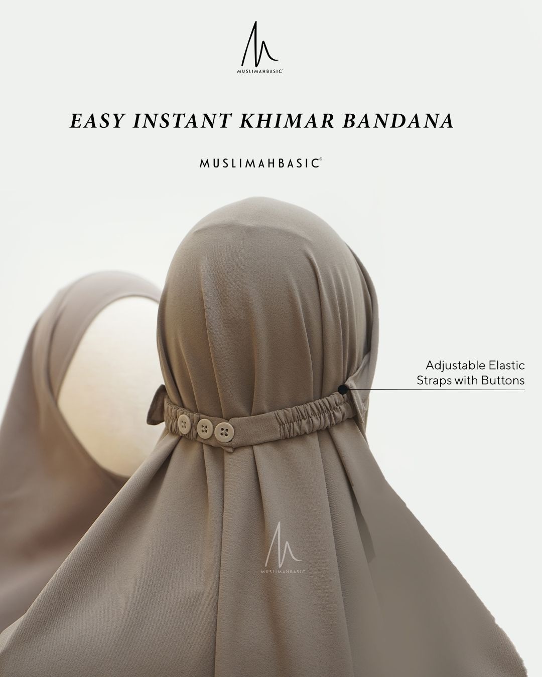 PO- EASY INSTANT KHIMAR BANDANA ANTI UV